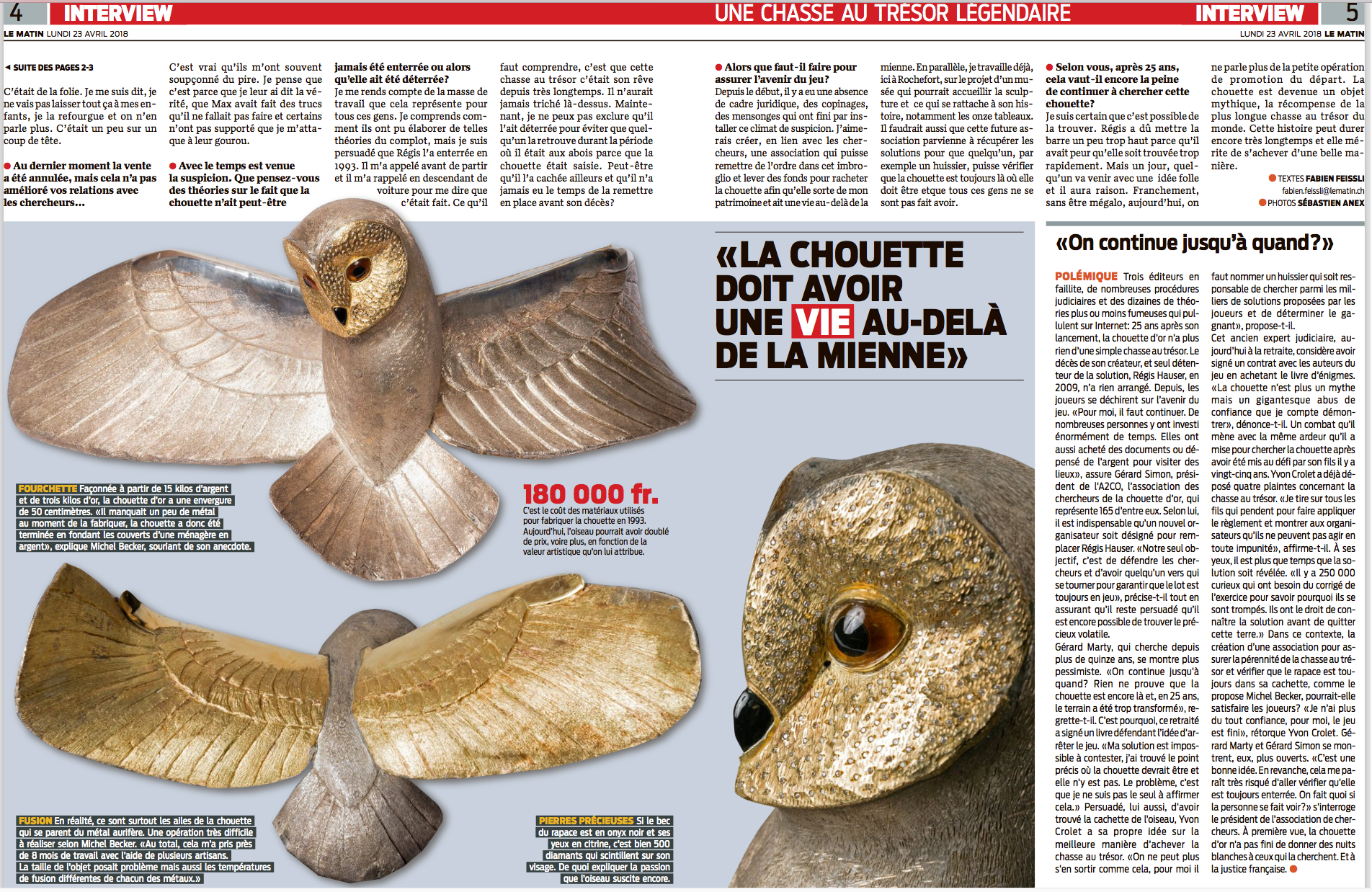 Enigme De La Chouette D Or Pdf ACTU La Chasse au Trésor de l'Entente cordiale (Pauline Deysson / Vincenzo  Bianca) dans le prolongement de la Chasse au Trésor de la Chouette d'or  réalisée par Michel Becker Archives - Page